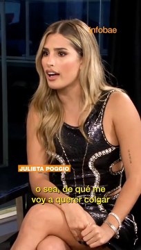 Julieta Poggio habló de su relación y ruptura con Marcos Ginocchio