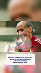 Luto en el fútbol: Fallece Luis Mendoza "Mendocita"