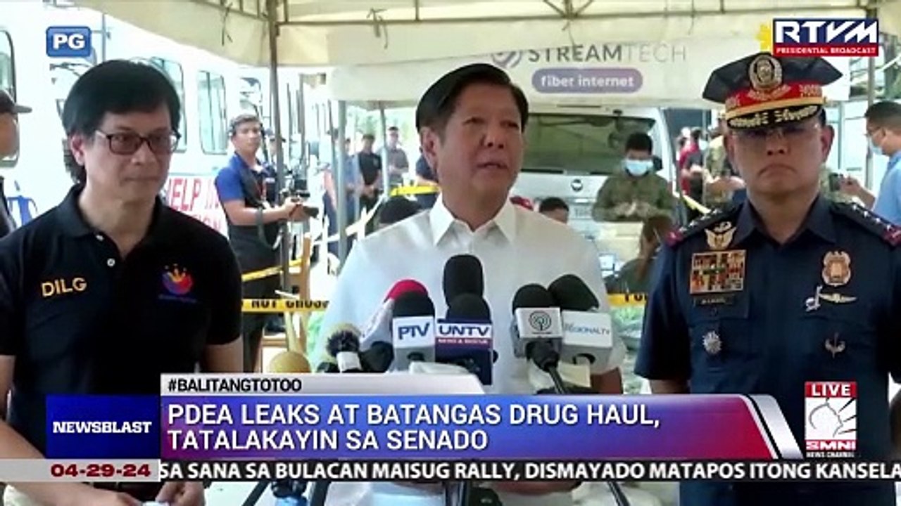 PDEA leaks at Batangas drug haul, tatalakayin sa Senado