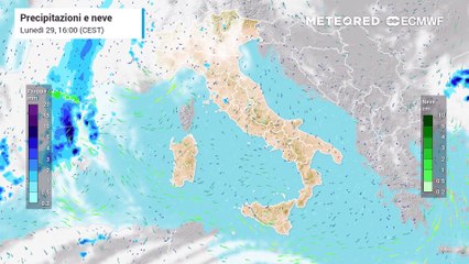 Nuove piogge in arrivo per il 1° maggio
