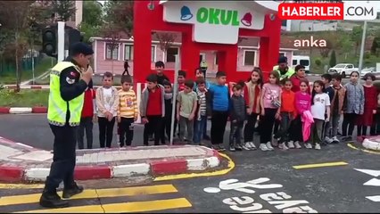 Yozgat'ta Minik Öğrencilere Trafik Eğitimi