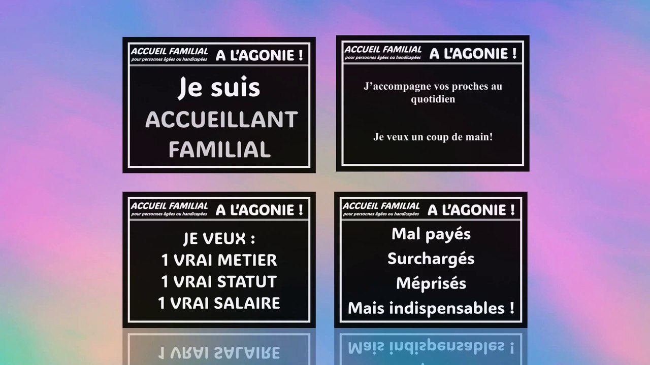 L'accueil familial pour personnes âgées ou handicapées à l'agonie!