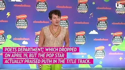 Charlie Puth Subtly Acknowledges Taylor Swift's 'TTPD' Name-Drop