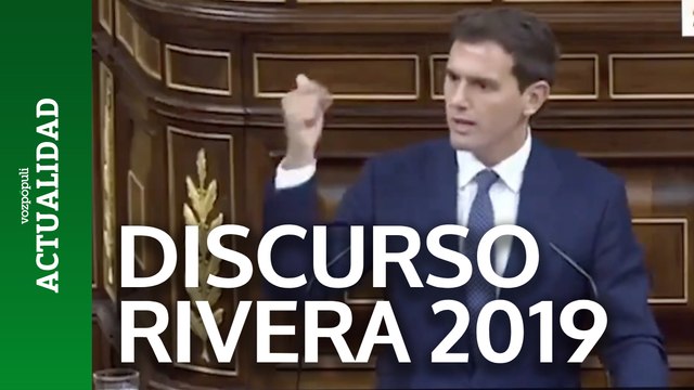 El discurso de Albert Rivera en 2019 sobre el 'Plan Sánchez' que vuelve a viralizarse