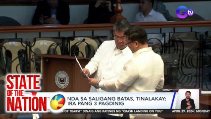 Pag-amyenda sa saligang batas, tinalakay; may natitira pang 3 pagdinig | SONA