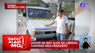 Jeepney driver, may alok na libreng tubig para sa kanyang mga pasahero | Dapat Alam Mo!
