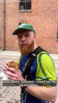 Manchester man runs three marathons in 12 hours by circling apartment block 441 times for charity