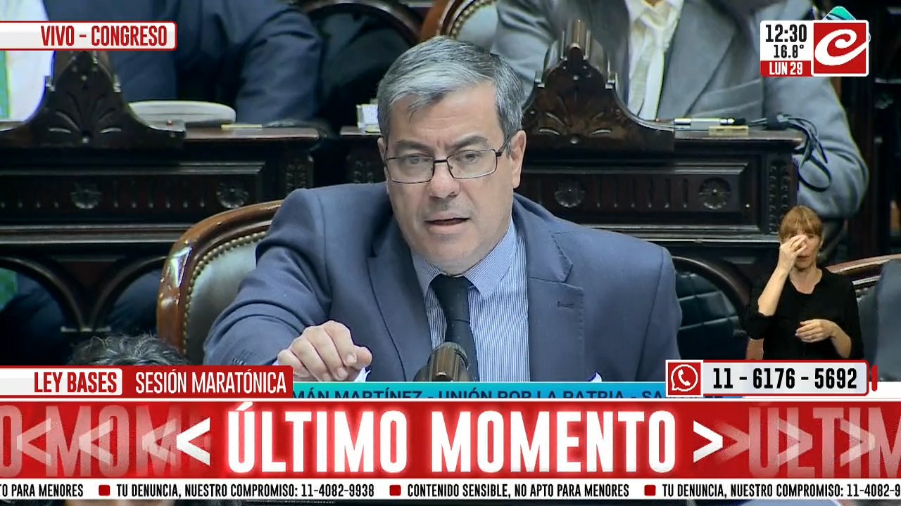 Con discusiones y gritos, empezó el debate de la Ley Bases en Diputados