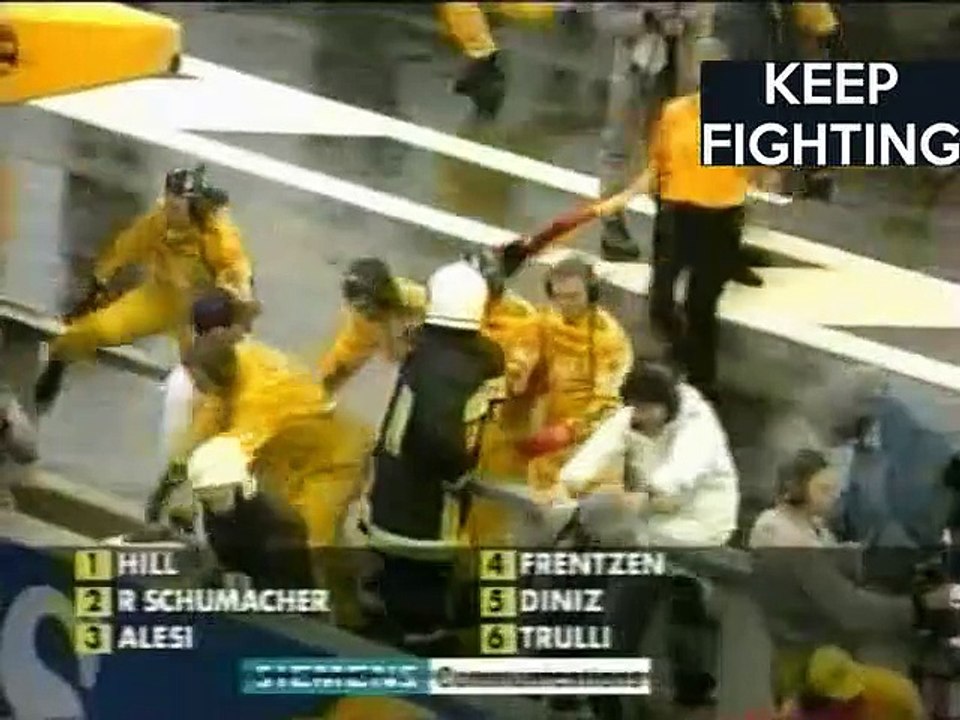 F1 GP Belgique 1998 (TF1) Le + Grand Carambolage de tous les Temps en Formule 1 au 1er Tour + Une Sacrée Course de Mr David COULTHARD (Partie 10)