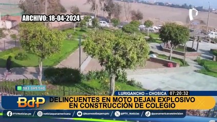 Segundo atentado en Lurigancho-Chosica: detonan explosivo en construcción de colegio
