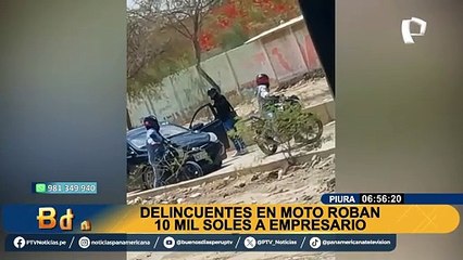 "Marcaje" en manada: 6 sujetos, entre ellos un menor de edad, le roban S/10 mil a empresario