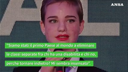 Bebe Vio a Vannacci: "Insensato tornare indietro sulle classi differenziali"