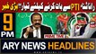 ARY News 9 PM Prime Time Headlines | 29th April 2024 | Rana Sana's big statement regarding PTI
