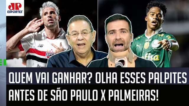 Eu sei que VAI DAR POLÊMICA, mas, pra mim, o São Paulo contra o Palmeiras hoje vai... OLHA ISSO!