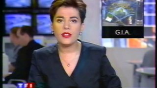 TF1 - 15 Janvier 1995 - Pubs, teasers, JT Nuit (Anne De Coudenhove), météo (Evelyne Dhéliat)