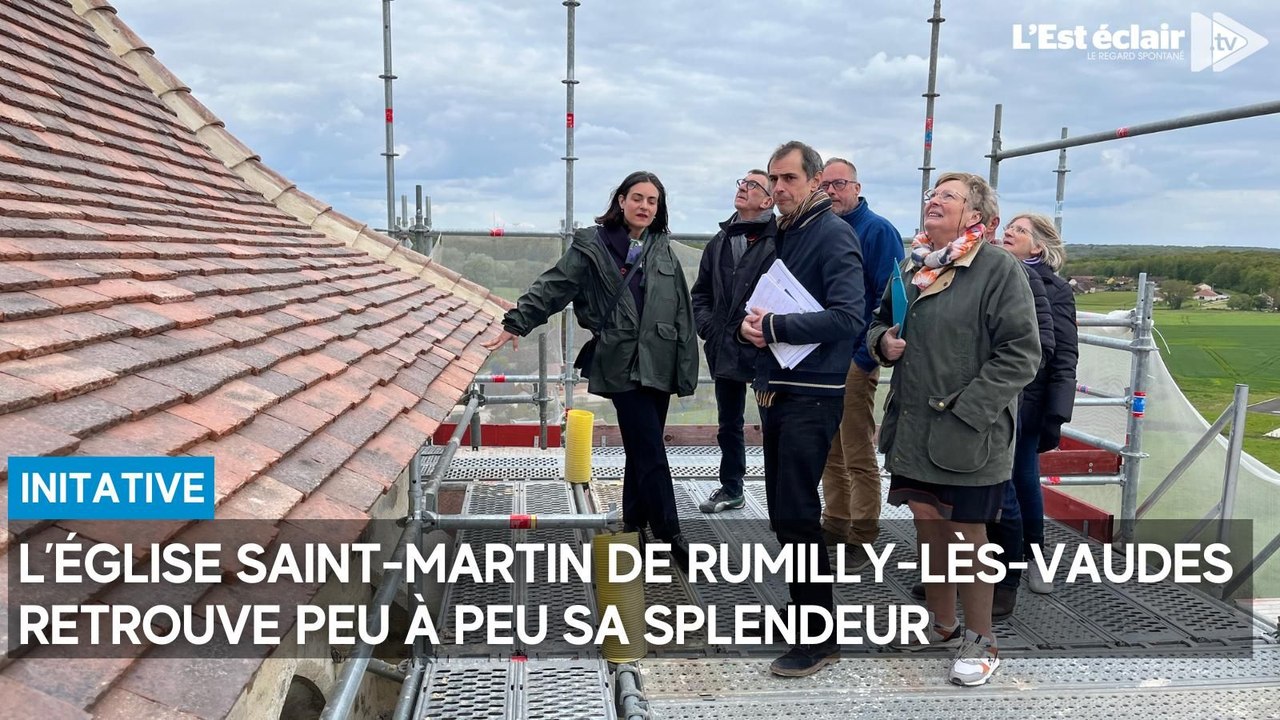 L’église Saint-Martin de Rumilly-lès-Vaudes retrouve peu à peu sa splendeur