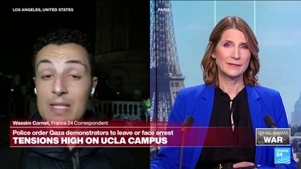 California police move in to dismantle pro-Palestinian protest camp at UCLA