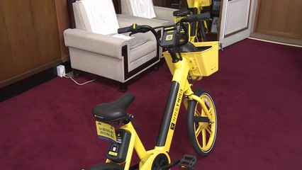 [충북] 충북도청사 주차난 해소...직원 공유자전거 무료 이용 / YTN