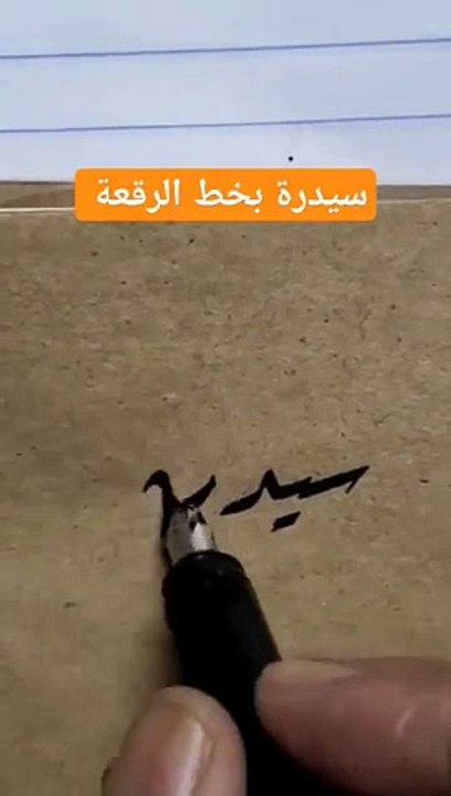سيدرة بخط الرقعة sedra