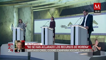 "No se ha aclarado los recursos de Morena": Santiago Creel