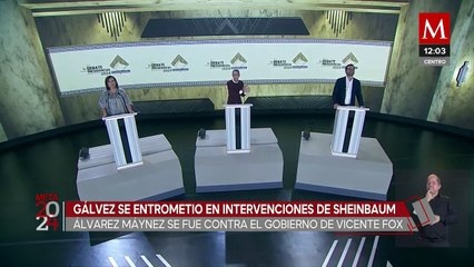 De esta manera fue el segundo debate presidencial 2024