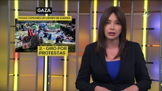 EL MAPA | VECTOR | Gaza | Fosas Comunes un Crimen de Guerra | 29-04-2024