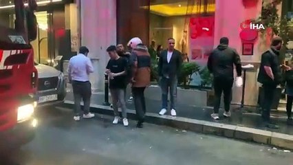 Beyoğlu'nda otelde korkutan yangın