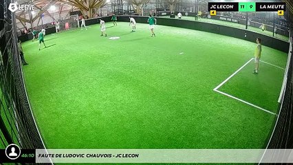 Faute de Ludovic  Chauvois - JC Lecon
