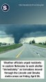 Massive Tornado Swirls Near Lincoln, Nebraska