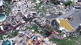 Tornado Ravages Eastern Nebraska Neighborhood