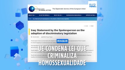 União Europeia condena lei do Iraque que criminaliza homossexualidade
