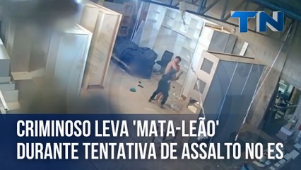 Criminoso leva 'mata-leão' durante tentativa de assalto no ES