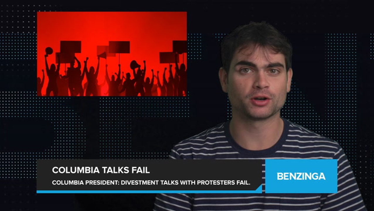 Columbia University President Says Talks with P...