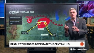 What led to the late-April tornado outbreak in the Midwest?