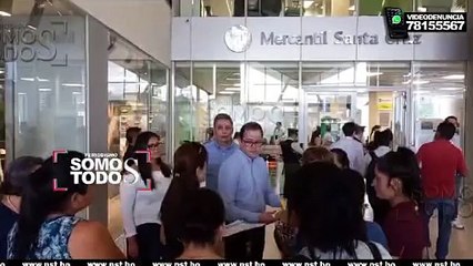 DEBITOS FANTASMAS: USUARIOS DEL BANCO MERCANTIL SANTA CRUZ  HACEN LA DENUNCIA Y PIDEN EXPLICACIÓN