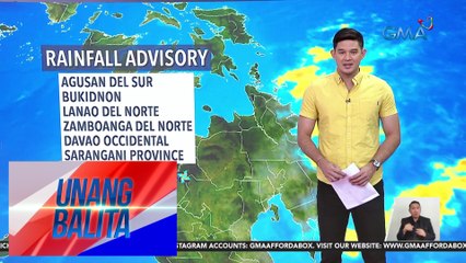 Rainfall advisory, nakataas sa ilang bahagi ng Mindanao - Weather update today as of 6:13 a.m. (April 30, 2024) | UB