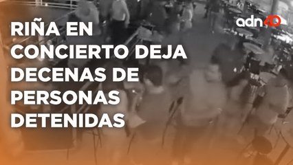 Disfrutaban de un concierto hasta que decenas fueron detenidos por riña en la Feria de San Marcos