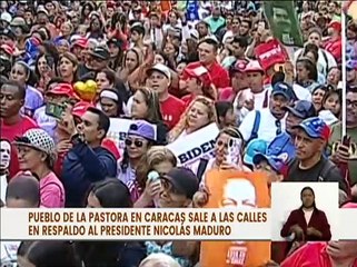 Caraqueños reafirman su apoyo y compromiso con la Revolución Bolivariana