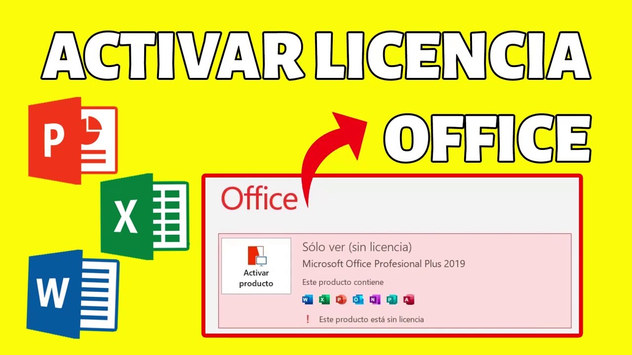 Activar Licencia Office 2019