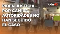 Piden justicia por la muerte de Camila y vecinos temen por represalias