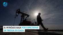 El petróleo baja por expectativa de tregua en Gaza