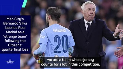 Descargar video: Ancelotti fires back at Bernardo Silva's 'weird team' claim