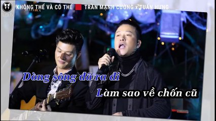 KHÔNG THỂ VÀ CÓ THỂ - TUẤN HƯNG x TRẦN MẠNH CƯỜNG | KARAOKE NHẠC TRẺ | BEAT TONE NAM COVER