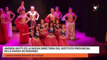 Andrea Mutti es la nueva directora del Instituto Provincial de la Danza de Misiones
