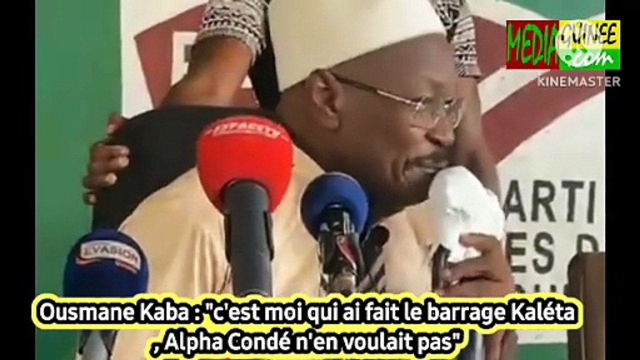 Ousmane Kaba : "c'est moi qui ai fait le barrage Kaléta, Alpha Condé n'en voulait pas"