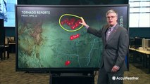 Why swarms of tornadoes struck populated areas throughout the central US