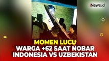 Kesal dengan Wasit China Shen Yinhao, Begini Reaksi Lucu Warga  62 saat Nobar Timnas Indonesia U-23 vs Uzbekistan U-23