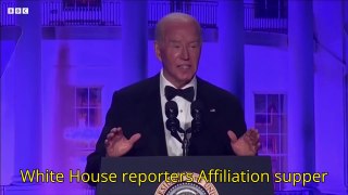 US President Joe Biden delivered his annual speech at the White House Correspondents