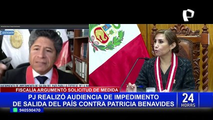 Patricia Benavides cuestiona pedido de impedimento de salida del país y asegura que "no teme al sistema de justicia"