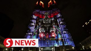 Tokyo marks 70 years of Godzilla with giant display